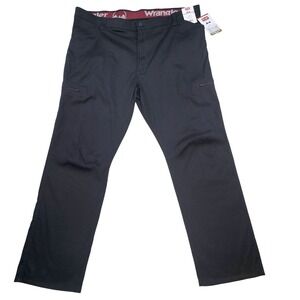 Wrangler Men's Performance Zip Cargo Pants Straight Fit Black 44x30‎ UPF 50